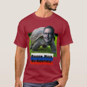Moskau Mitch ist unamerikanisch, Schildkröte, Flag T-Shirt (Vorderseite)