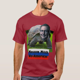 Moskau Mitch ist unamerikanisch, Schildkröte, Flag T-Shirt