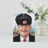 Moskau Mitch McConnell Postkarte (Stehend Vorderseite)