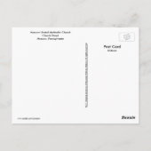 Moskau, PA-Kirche St.Moskau Vereinte Methodik-Kirc Postkarte (Rückseite)