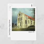 Moskau PA Postcard-Saint Catherine, Kirche Siena Postkarte (Vorne/Hinten)