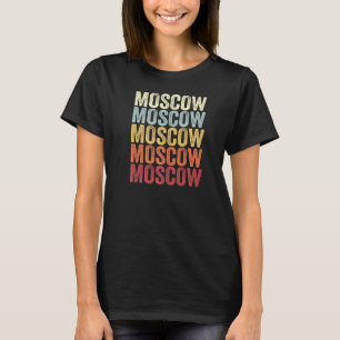 Moskau Pennsylvania Moskau PA Retro Vintage Text T-Shirt