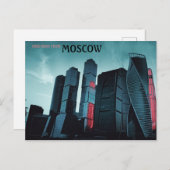 MOSKAU POSTKARTE (Vorne/Hinten)