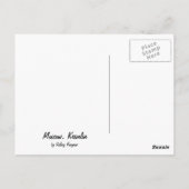 Moskau Postkarte (Rückseite)