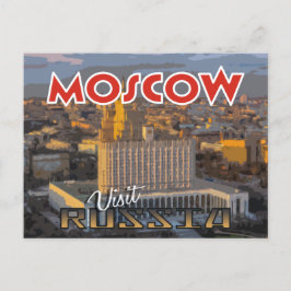 Moskau, Postkarte von Serie Besuch Russland