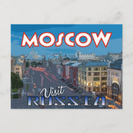 Moskau, Postkarte von Serie Besuch Russland