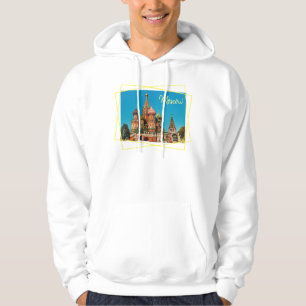 Moskau Roter Platz St Basilius Russland Kapuzenpul Hoodie