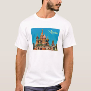 Moskau Roter Platz St Basil's Russia T - Shirt Top