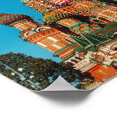 Moskau Roter Platz St Basil's Russland Poster (Ecke)