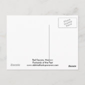 Moskau, Rotplatz Postkarte (Rückseite)