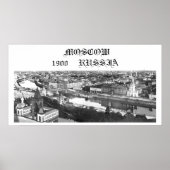 Moskau, Russland, 1900 Poster (Vorne)