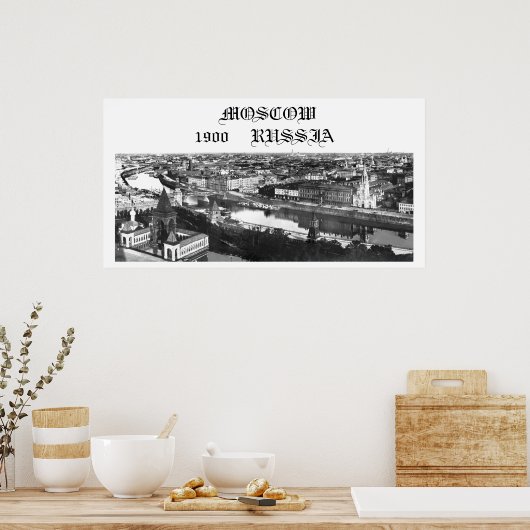 Moskau, Russland, 1900 Poster (Küche)
