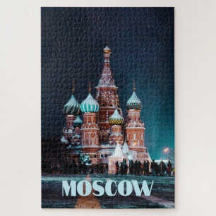 Moskau Russland Basilische Kathedrale Puzzle