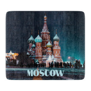 Moskau Russland Basilische Kathedrale Schneidebrett