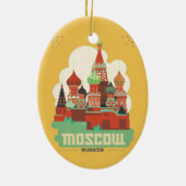 Moskau Russland Keramikornament (Hinten)