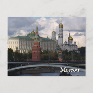 Moskau, Russland; Kreml Post Card Postkarte
