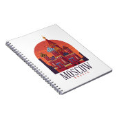 Moskau Russland Kreml Skyline Notizblock (Rechte Seite)