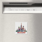 🧲 Moskau Russland Reise Erinnerung 🇷🇺 Magnet (In Situ (Geschirrspüler))