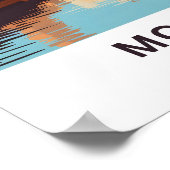 Moskau Russland Reisedrucke Poster (Ecke)