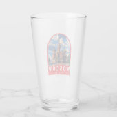 Moskau Russland Reisekunst Vintag Glas (Rückseite)