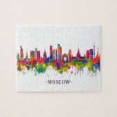 Moskau Russland Skyline Puzzle (Horizontal)
