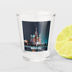 Moskau Russland St. Basils Kathedrale Schnapsglas