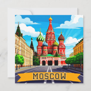 🧲 Moskau Russland Stadt Erinnerung