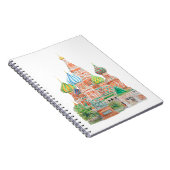 Moskau Saint Basil's Kathedrale Aquarell auf der R Notizblock (Rechte Seite)