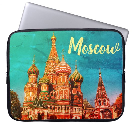 Moskau St Basil's Cathedral Computer Laptop-Sieb Laptopschutzhülle (Vorderseite)