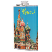 Moskau St Basil's Cathedral Roter Platz Flachmann (Links)