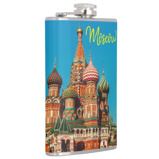 Moskau St Basil's Cathedral Roter Platz Flachmann (Rechts)