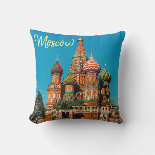Moskau St Basil's Cathedral Roter Platz Kissen
