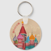 MOSKAU Vintager Schlüsselanhänger (Vorderseite)