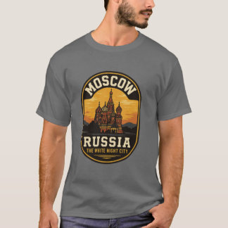 Moskau White Night City Familie T-Shirt