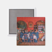 Moskauer Café, 1916 Magnet (Vorderseite/Rückseite)