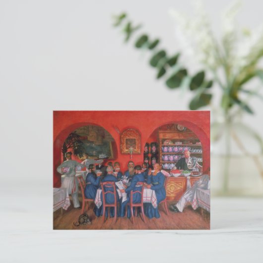 Moskauer Café, 1916 Postkarte (Stehend Vorderseite)