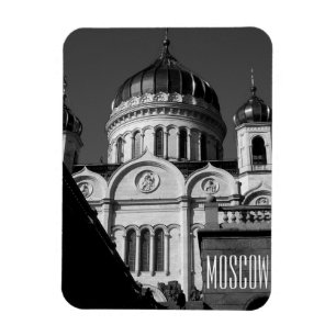 Moskauer Christus Die Architektur der Heiligen Kat Magnet