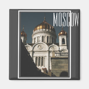Moskauer Christus Die Architektur der Heiligen Kat Magnet