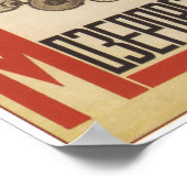 Moskauer GUM beobachtet sowjetische Werbung 1923 Poster (Ecke)