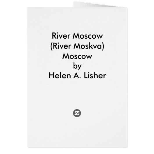 Moskauer Karte (Hinten)