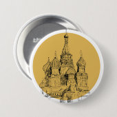 Moskauer Kathedrale Button (Vorne & Hinten)