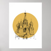 Moskauer Kathedrale Poster (Vorne)