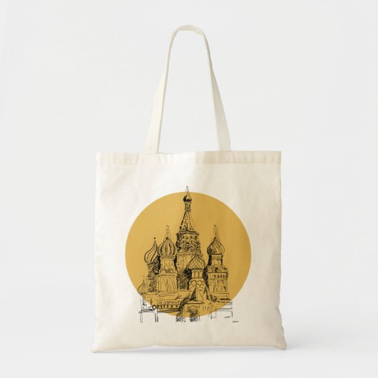 Moskauer Kathedrale Tote Tag Tragetasche (Vorne)