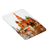 Moskauer Kirche St. Basilius Roter Platz #1 Magnet (Rechte Seite)