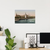 Moskauer Kreml im 19. Jahrhundert Poster (Heimbüro)