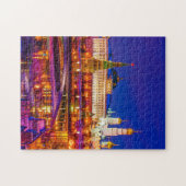 Moskauer Kreml in der Winternacht Puzzle (Horizontal)