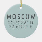 Moskauer Längengrad Keramik Ornament (Vorne)