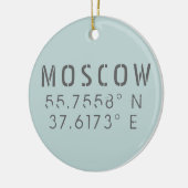 Moskauer Längengrad Keramik Ornament (Links)