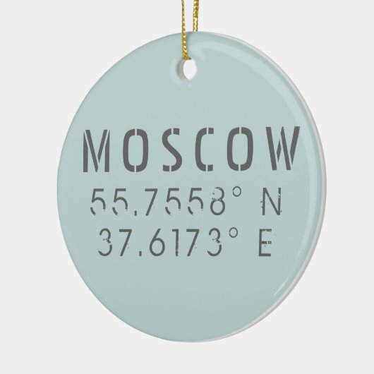 Moskauer Längengrad Keramik Ornament (Links)