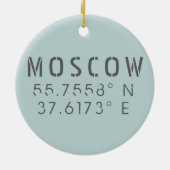 Moskauer Längengrad Keramik Ornament (Hinten)